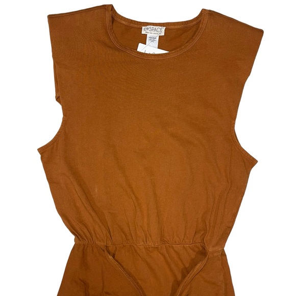 L Space Mini Dress Jesse Twist Front Sleeveless Cotton Jersey Knit Sz Small NEW - Picture 8 of 15